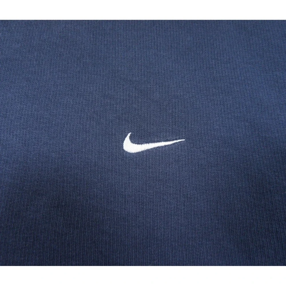Vintage Nike Sweatshirt Mens Large Blue Crewneck Pullover Y2K Sweater Swoosh